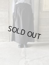  【SALE20%OFF】atelier naruse　コットンパッチポケットスカート【na-F06028】ブラック