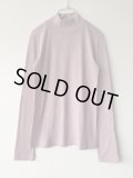 CLOSELY　ウォッシャブルウールテレコハイネックプルオーバー【CLO259】pale-mauve