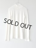 CLOSELY　ウォッシャブルウールテレコハイネックプルオーバー【CLO259】　off-white