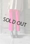 FIRMUM　フランネルレーヨン・ガーメントダイパジャマパンツ【TG_FR0203PF】　MAGENTA