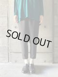 NO CONTROL AIR　プランプポリエステル・ダブルクロス テーパードパンツ 【TG_NC0405PF】Black
