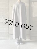 NO CONTROL AIR　スムースポリエステル・ライトツイルスタンドカラーワンピース【TG_NC0303OP】 Grey top