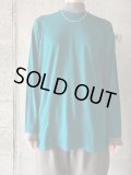 NO CONTROL AIR　スーパー100's ウール度詰め天竺プルオーバー 【TG_NC0501TF】 Teal Green