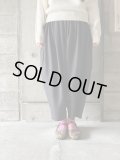 NO CONTROL AIR　スムースポリエステル・ライトツイルメガビッグテーパードパンツ【TG_NC0307PF】 Black