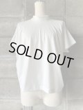 nooy　ロールカラーtee【NTS02SS23】white