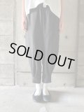 atelier naruse　リネンジョッパーズパンツ【na-F05092】ブラック