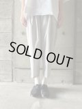  FIRMUM　撥水ポリエステル・ストレッチウェザーギャザーテーパードパンツ【GE_FR0403PF】LIGHT GREY