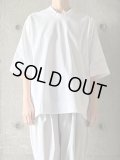 FIRMUM　32/2超長綿・ペールタイト天竺6分袖プルオーバー【TA_FR124T4】　OFF WHITE