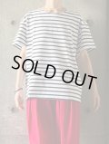  ○ nicholson&nicholson　WELL-STRIPE  WHT/NVY