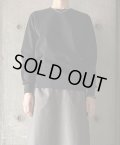  ○ atelier naruse　バスクコットンカットソー長袖【na-F07069】ブラック