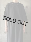 FIRMUM　製品染30/- スパンポリエステルワッフルタックインT【GE_FR1204T6】BLACK