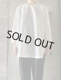 FIRMUM　20/1布帛サーマルラグランスリーブプルオーバー【GE_FR0703PO】OFF WHITE