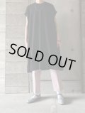FIRMUM　製品染30/- スパンポリエステルワッフルタンクトップ【GE_FR1206TT】BLACK