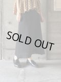  PARIS DE AOUNE　コットンスモールシェルレースロングスカート【PA232CT007】クロ