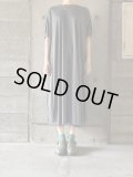 atelier naruse　コットンカットソーコクーンワンピース【na-F03090】チャコールグレイ