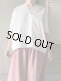  NO CONTROL AIR　TCヌルウェザーVネックシャツ【GE_NC2005S0】Off White