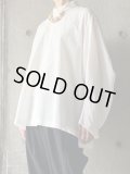  FIRMUM　40/1オーガニックコットン・強撚ウェザービッグスリーブシャツ【RB_FR0102SF】 OFF WHITE