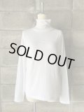  nooy　ボトルネックtee【NTS03AW23】white