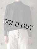  ○ atelier naruse　コットンウールモックネックニット【nakt-28】チャコール
