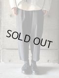  FIRMUM　フランネルレーヨン・ガーメントダイテーパードパンツ【RB_FR0205PF】MIDNIGHT