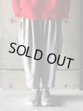 NO CONTROL AIR　スムースポリエステル・ライトツイルメガビッグテーパードパンツ【TG_NC0307PF】 Grey top 