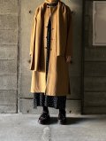 ● TISSU　ウール圧縮天竺ストール付きロングカーデ【TS233CT089】モカ
