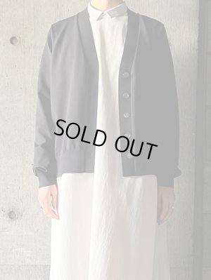 画像1: nooy　メールカーディガン【NKT02AW23】black