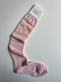 atelier naruse　リネンコットン天竺ハイソックス【naya-63】pale pink