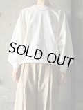  atelier naruse　コットンカノコバルーンカットソー【na-s07074】off white