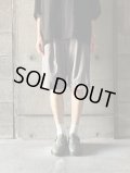   NO CONTROL AIR　強撚ポリエステル・ストレッチポプリンハーフパンツ【CA_NC0605P5】Grey top