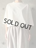 FIRMUM　強撚コットンヘビー天竺 タックインT【CA_FR1804T6】OFF WHITE