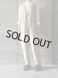 atelier naruse　ヴィンテージ馬布コットンオーバーオール【na-F05095】beige