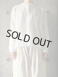  atelier naruse　リネンスモックブラウス【na-H02059】off white