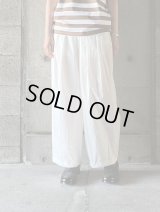 【SALE40%OFF】nicholson&nicholson　HAKAMA-POPLIN　WHT