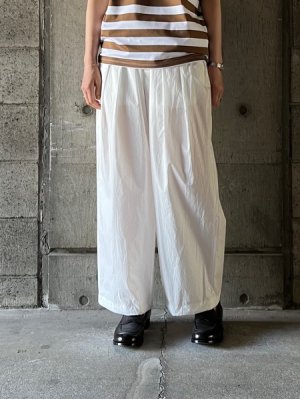 画像1: nicholson&nicholson　HAKAMA-POPLIN　WHT