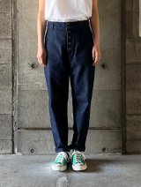 atelier naruse　コットンデニムペックトップパンツ【na-T05008】インディゴ