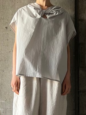 画像1: nooy　ノットブラウス【NSH24S08】pale gray