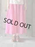 atelier naruse　リネンギャザースカート【na-T06034】  pink