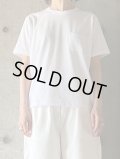  CLOSELY　knitted pocket tee【CLO352】white