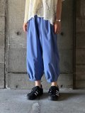  ● NO CONTROL AIR　ポリエステルタイプライター裾8タックパンツ【CA_NC1305PF】Milk Blue