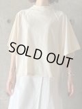 GALERIE TISSU　オーガニック空紡天竺 ラグランTシャツ【GT223CT028】キナリ