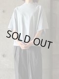 GALERIE TISSU　オーガニック空紡天竺 ラグランTシャツ【GT223CT028】スモーキーサックス