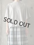 GALERIE TISSU　オーガニック空紡天竺 ラグランTシャツ【GT223CT028】TOPグレー