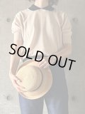 atelier naruse　コットン衿付きニット　アイボリー