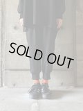  NO CONTROL AIR　ポリエステル・スモールダイヤジャガードリブパンツ【DR_NC1004PF】Black