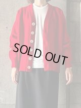 【SALE20%OFF】nooy　リバーシブルカーディガン【NKT24A01】 red