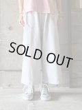 CLOSELY　easy wide-leg pants【CLO359】pearl-grey