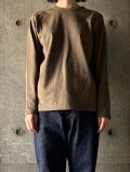【SALE30%OFF】tannossa　クルーロンTEE【TC-0143】KHAKI