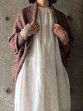 【SALE30%OFF】atelier naruse　コットンダブルストランドマーガレットニット【nakt-35】red brown