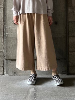 画像1: CLOSELY　easy wide-leg pants【CLO359】nougat